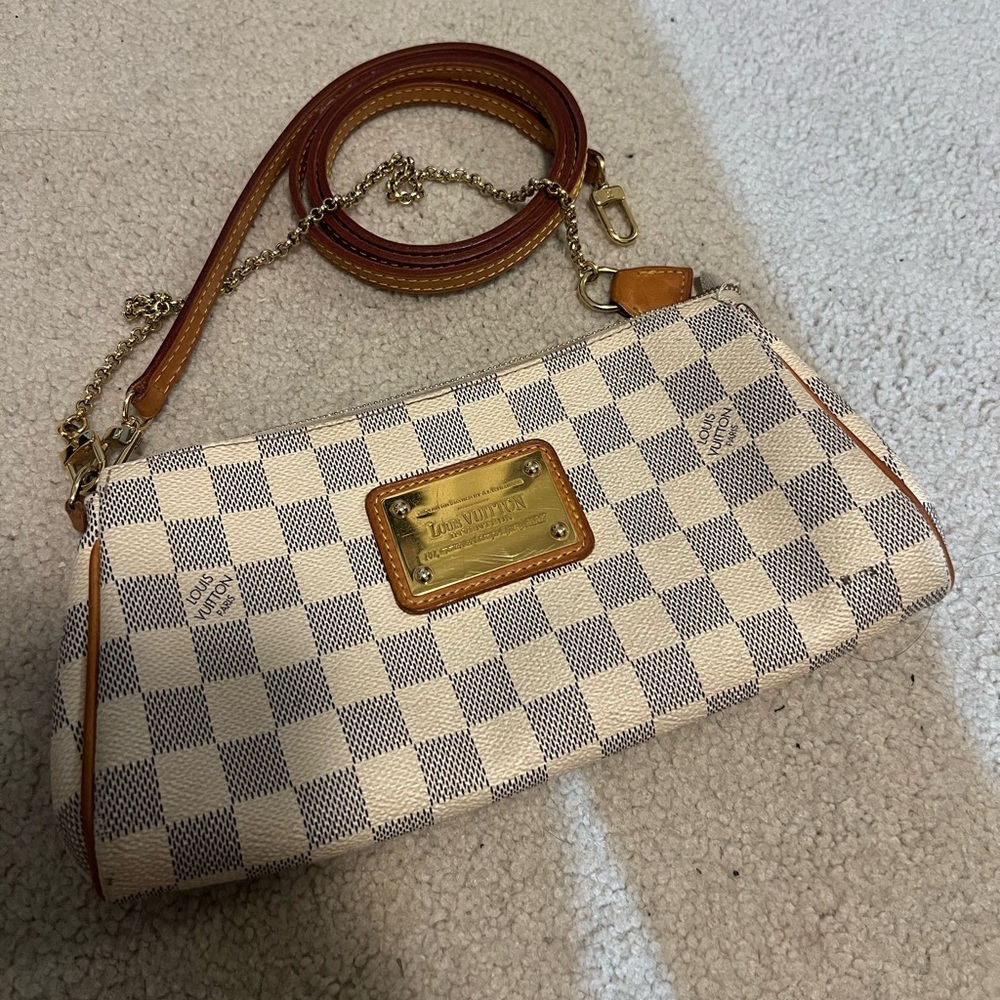 Louis Vuitton Damier Azur Eva Purse